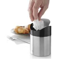 Ashtrays – Table waste basket with hinged lid, made of - Carlat