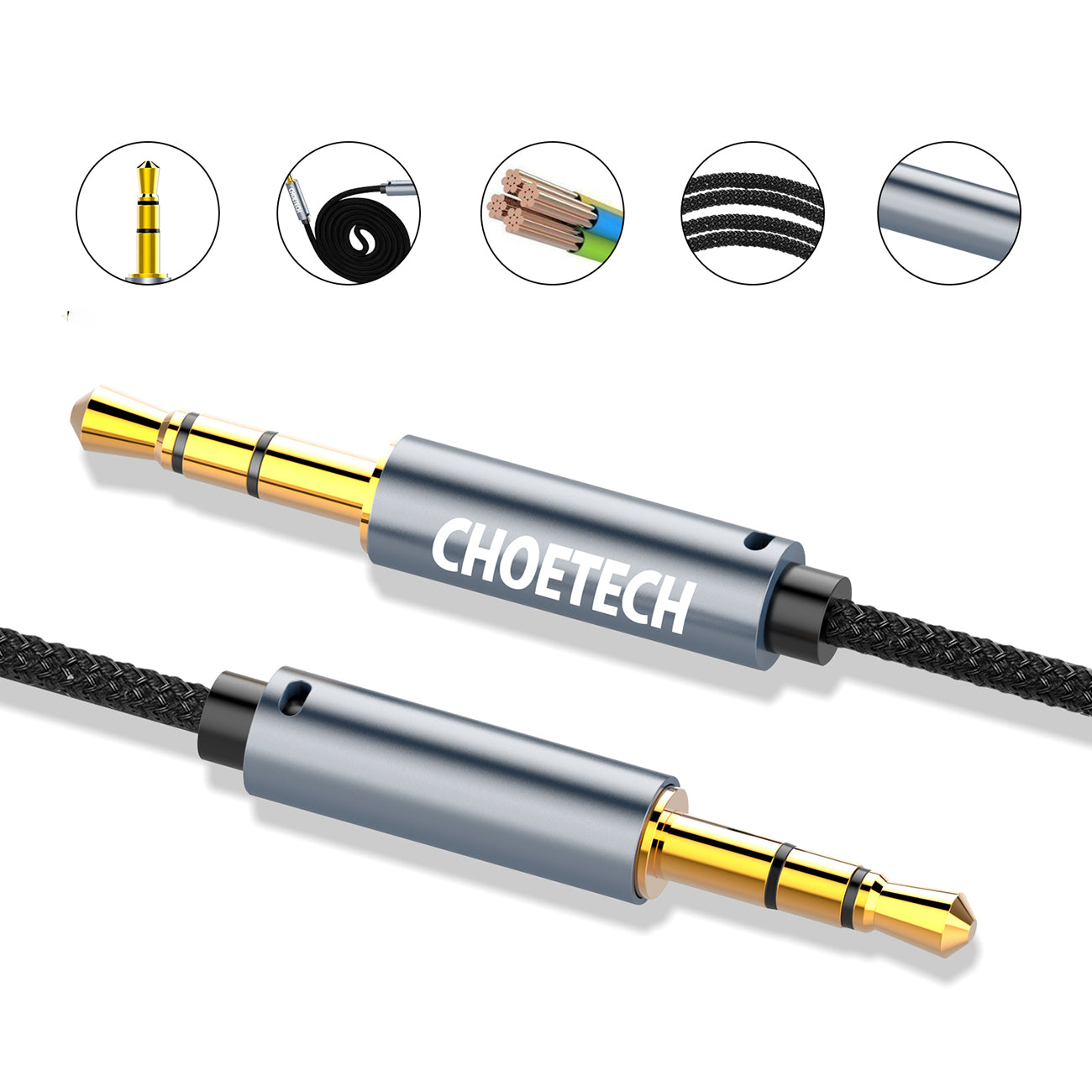 Audio & Video Cables – AUX audio cable for speaker - Carlat