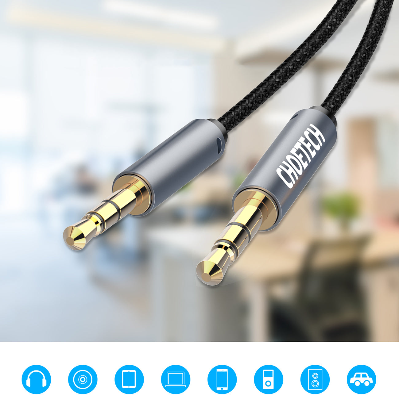 Audio & Video Cables – AUX audio cable for speaker - Carlat