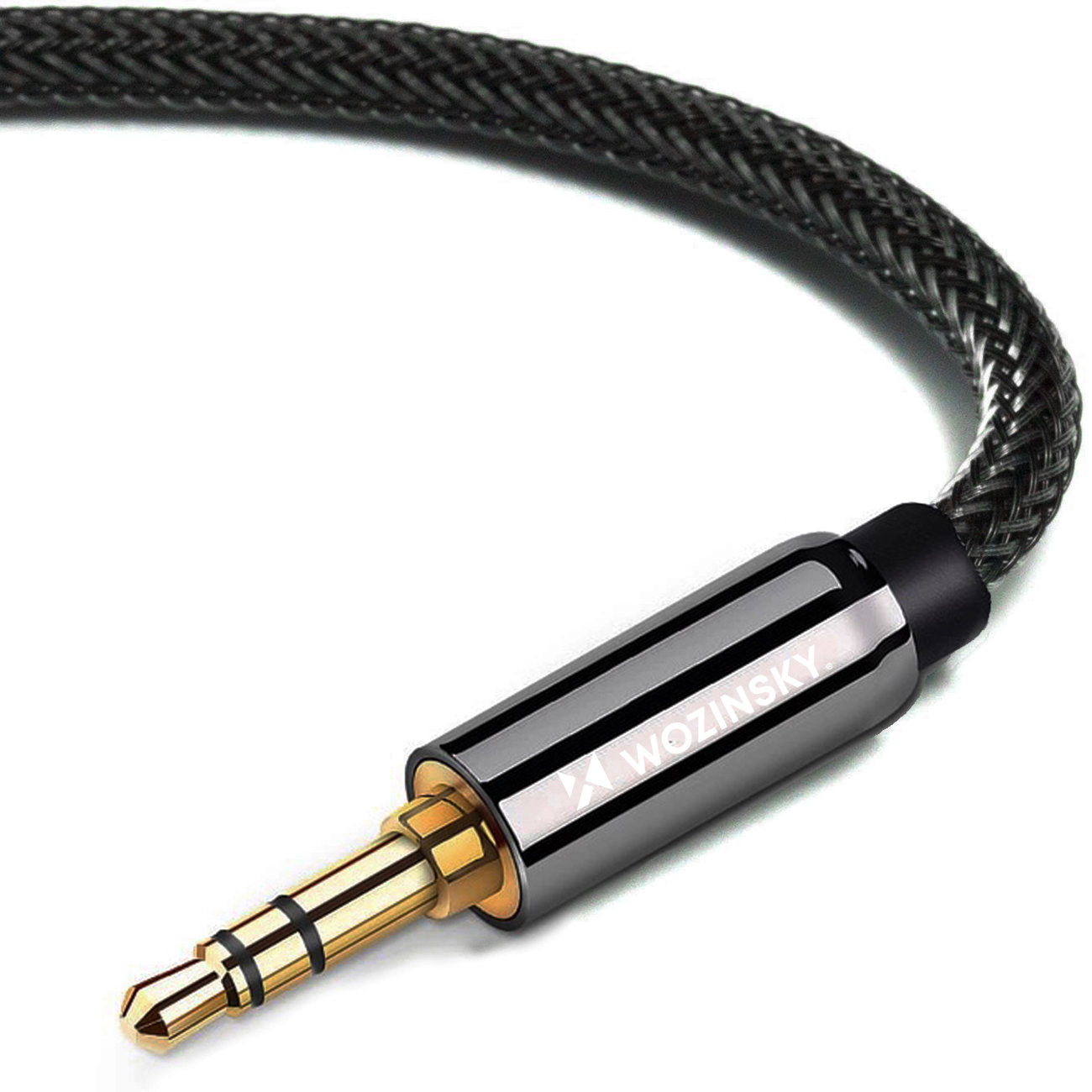 Audio & Video Cables – AUX cable, angled male-male mini - Carlat