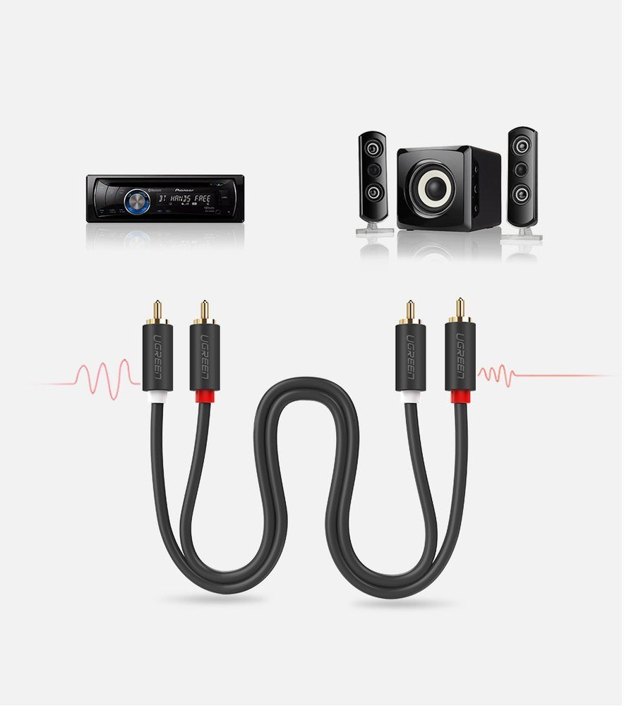 Audio & Video Cables – Audio cable 2RCA (male) - Carlat