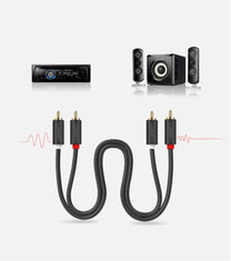 Audio & Video Cables – Audio cable 2RCA (male) - Carlat