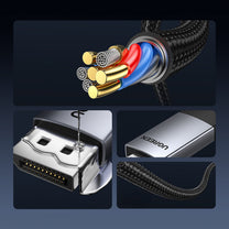 Audio & Video Cables – Braided DisplayPort - HDMI 4K - Carlat