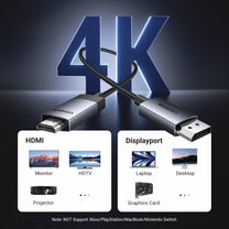 Audio & Video Cables – Braided DisplayPort - HDMI 4K - Carlat