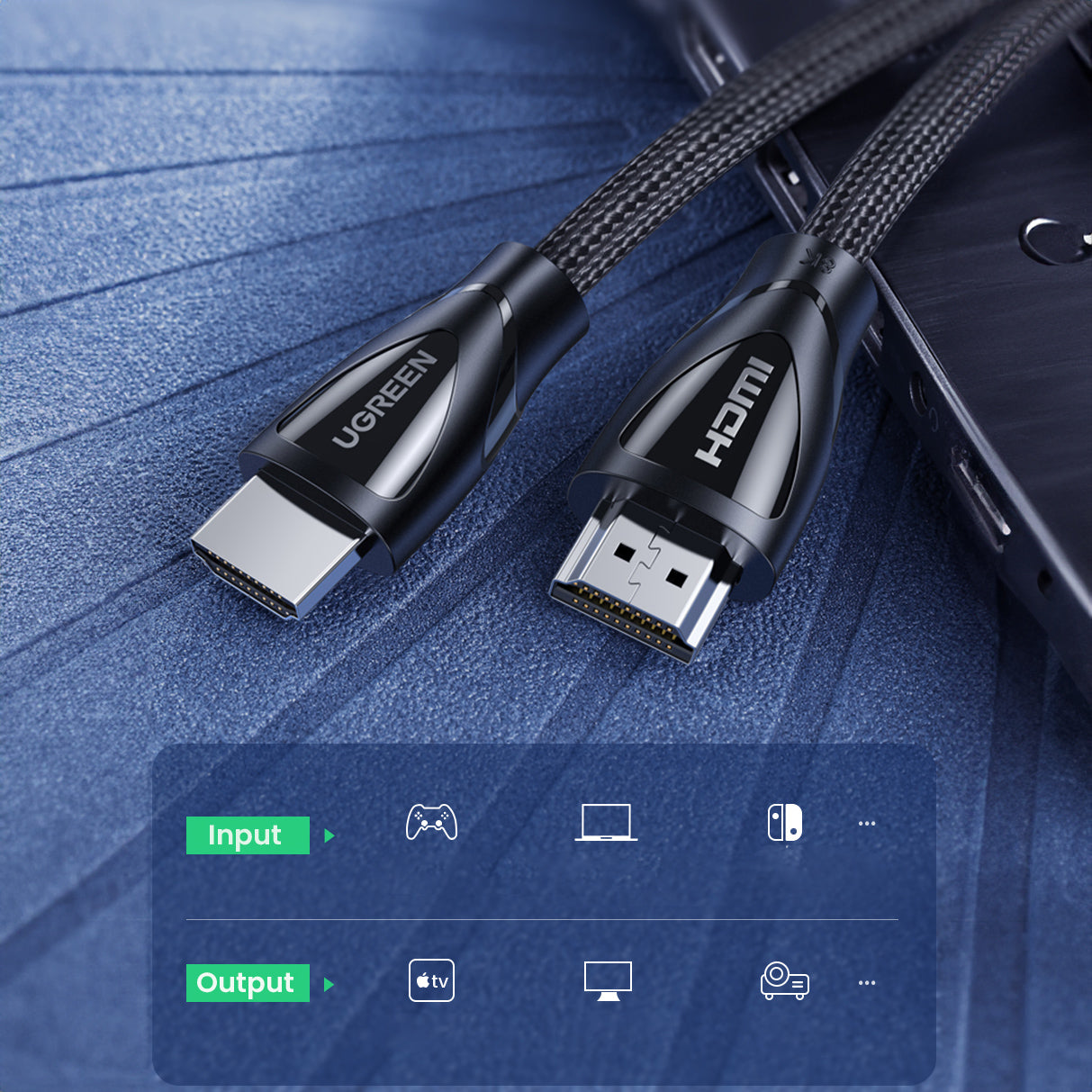 Audio & Video Cables – Braided cable with HDMI 2.1 - Carlat
