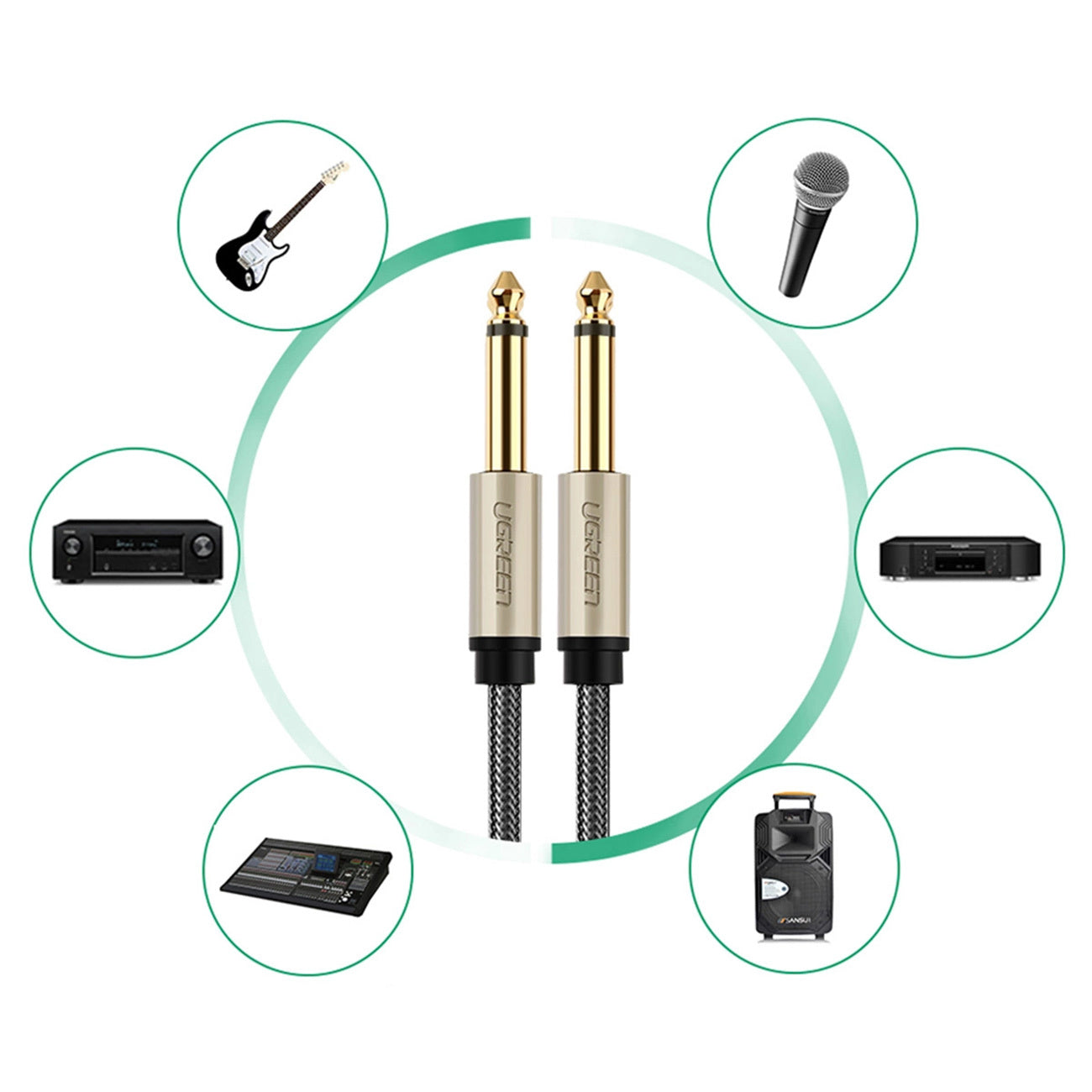 Audio & Video Cables – Cable mono audio cable TS - Carlat