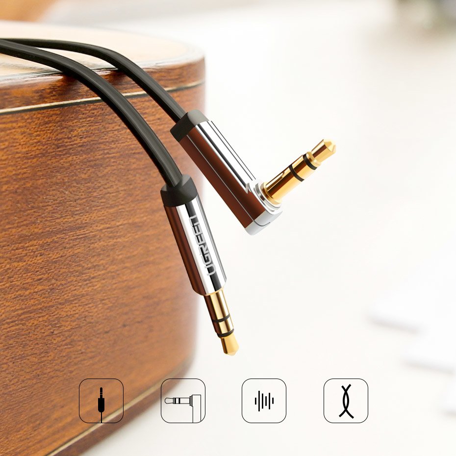 Audio & Video Cables – Flat cable AUX audio cable - Carlat
