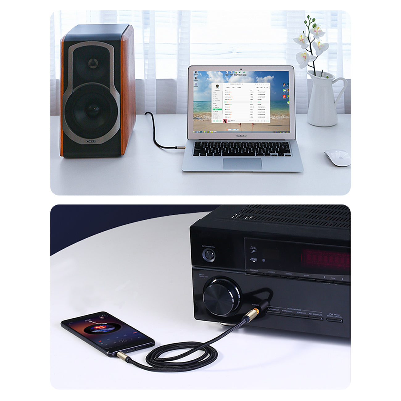 Audio & Video Cables – TRS audio adapter cable mini - Carlat