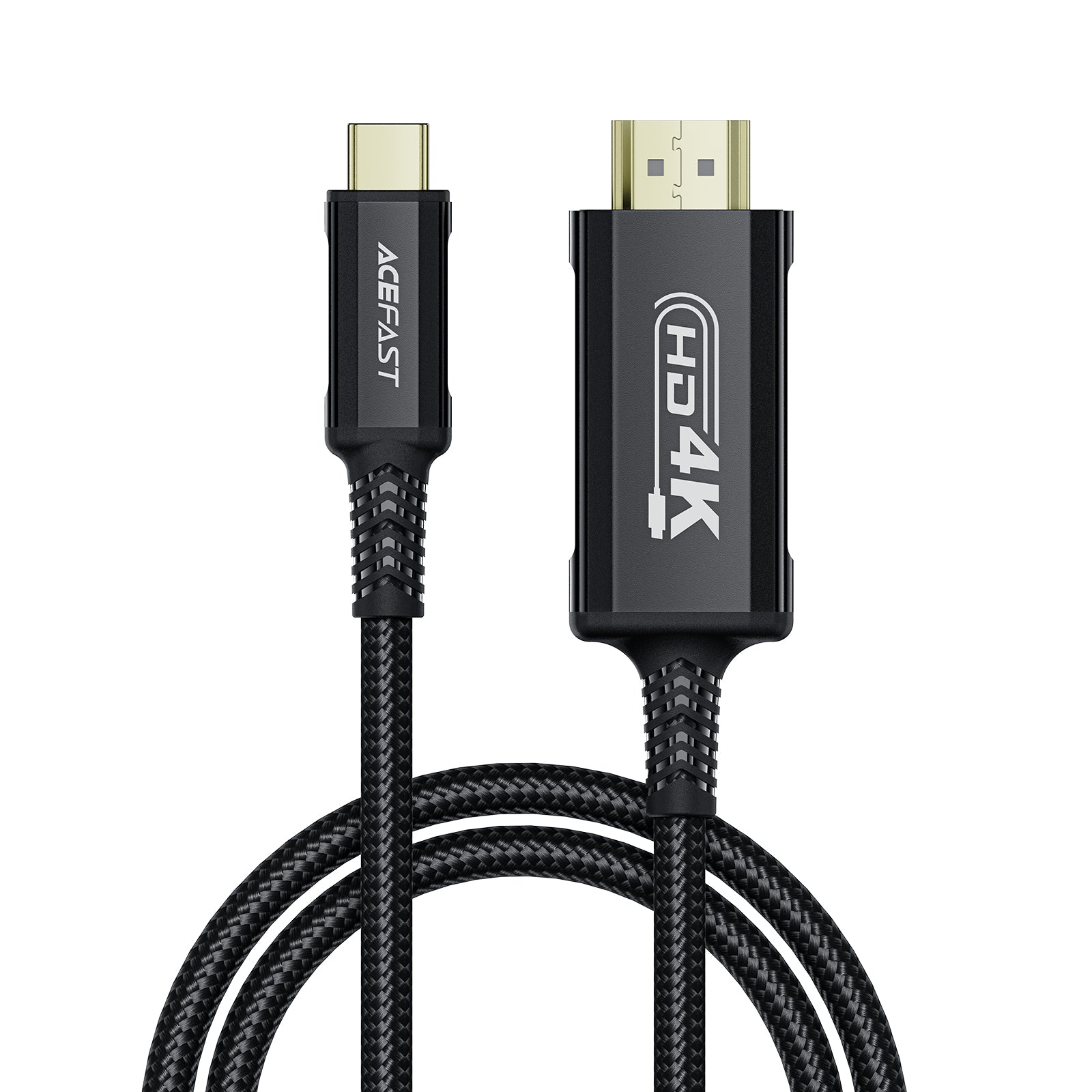 Audio-video cable USB-C - HDMI 4K 60Hz HDR 1.8m - black - Carlat