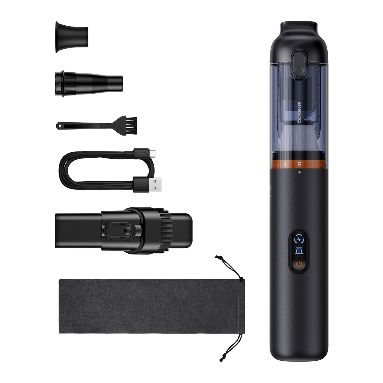 BASEUS A5 Air 12000Pa 90W car vacuum cleaner - black - Carlat