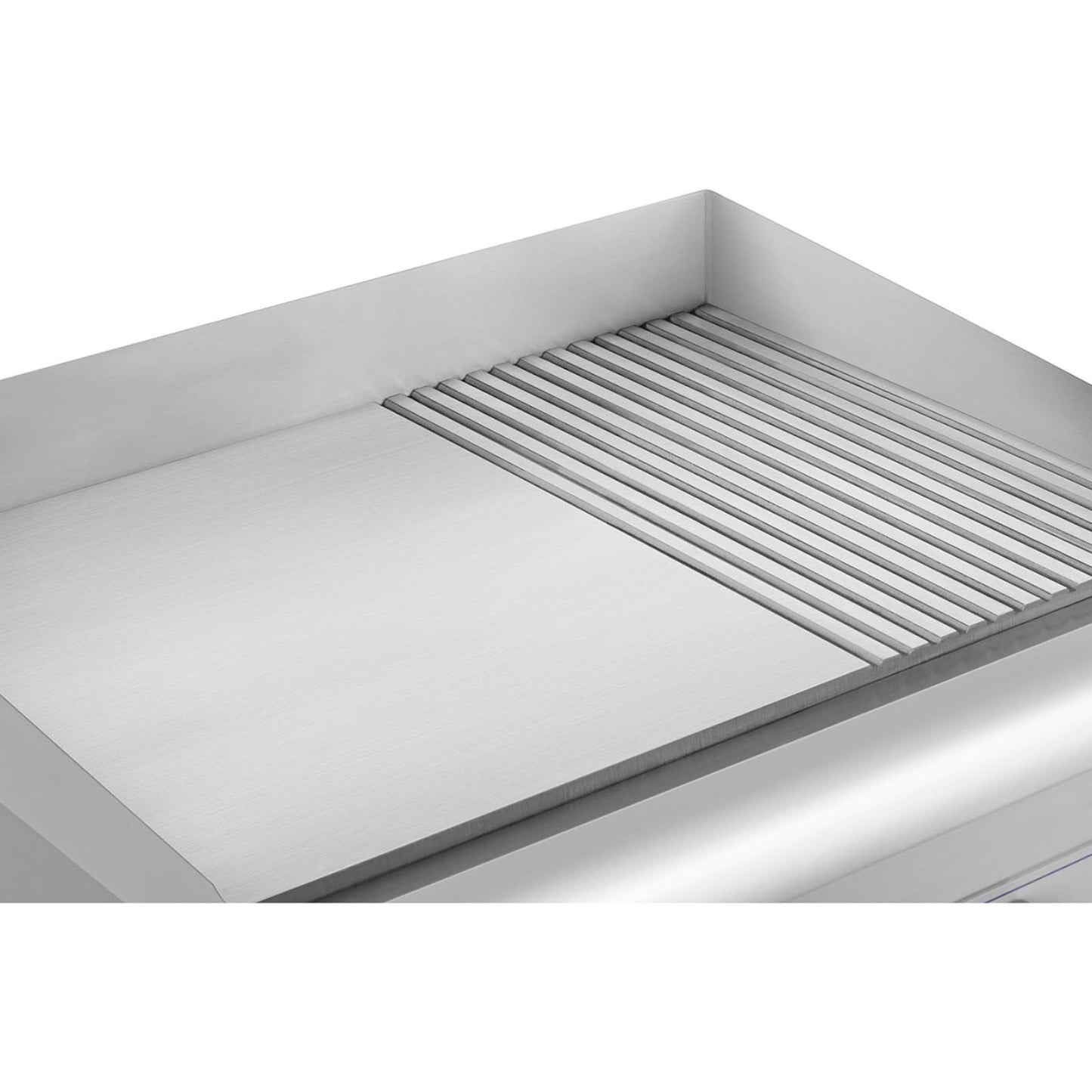 BBQ barbecue plate double smooth ribbed with fat drawer 230 V 2x 3200 W - Carlat