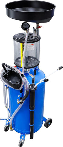BGS 7003 Compressed Air Oil Extractor with Waste Oil Storage Container 80 L - Carlat