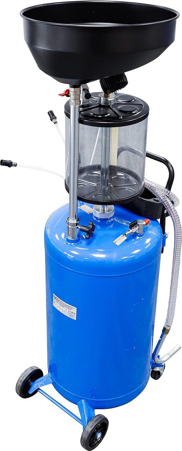 BGS 7003 Compressed Air Oil Extractor with Waste Oil Storage Container 80 L - Carlat