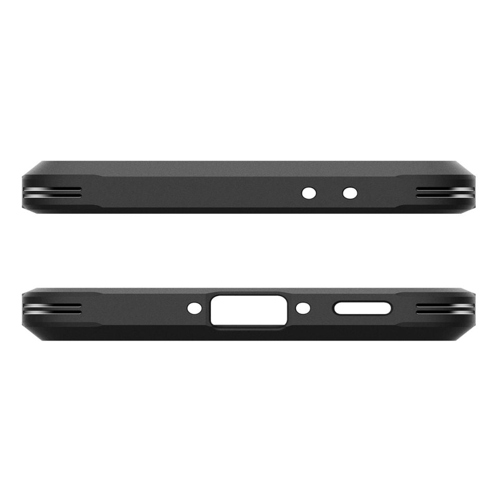 Back case for Samsung Galaxy A56 5G with Tough Armor stand - black - Carlat