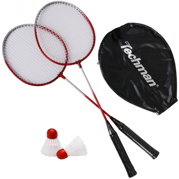Badminton set Techman 2 rackets+2 shuttlecocks - Carlat