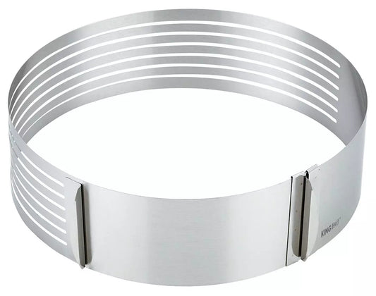 Baking Sheets, Molds, and Cake – Adjustable cake ring, Kinghoff steel - Carlat