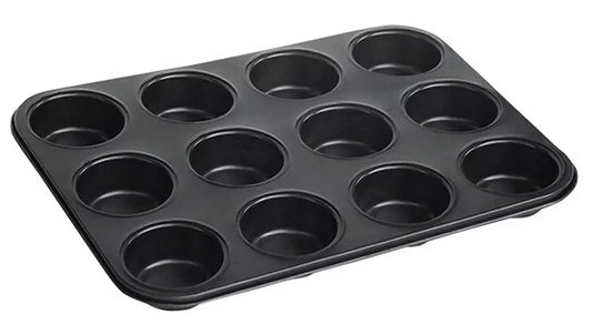 Baking Sheets, Molds, and Cake Pans – Kinghoff 12-cup muffin pan - Carlat