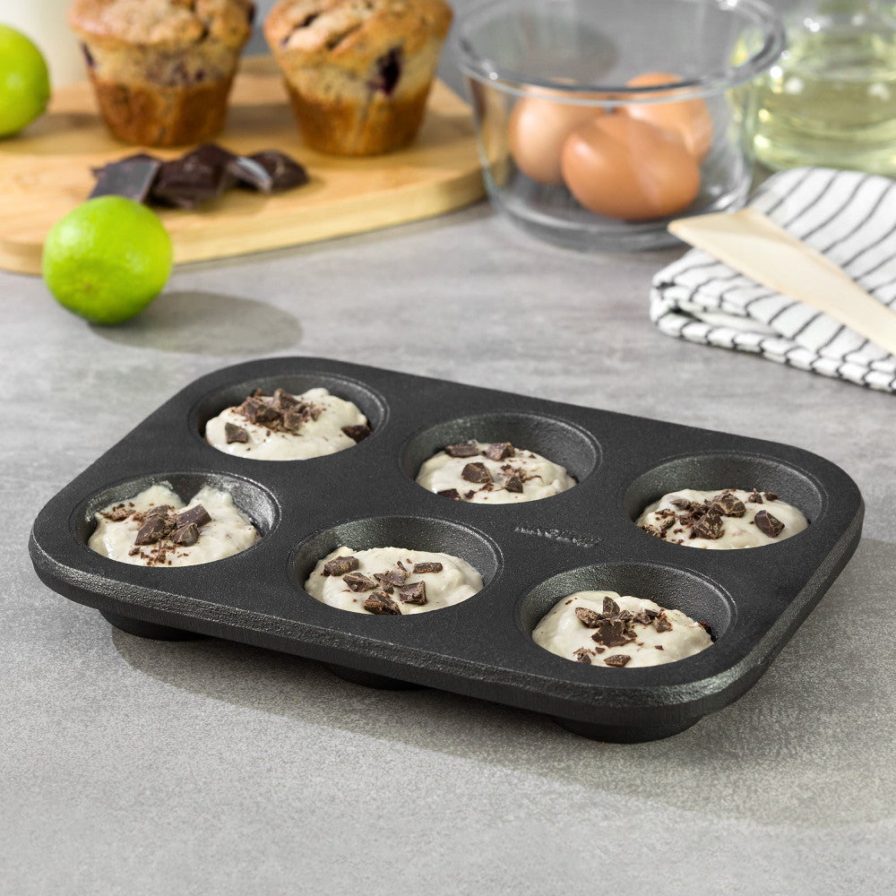 Baking Sheets, Molds, and Cake Pans – Kinghoff cast-iron muffin pan - Carlat