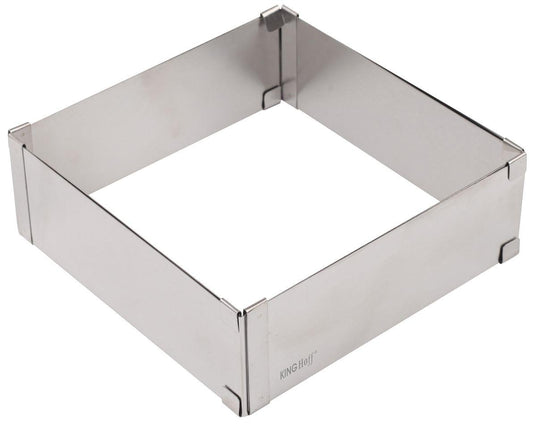 Baking Sheets, Molds, and – Rectangular, adjustable, steel cake pan, kh-1906 - Carlat