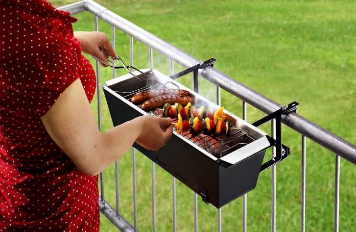 Balcony Grill, Black - Carlat