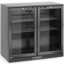 Bar fridge for drinks, 2-door LED, 158 l, 160 W, 90x53x87 cm - Carlat