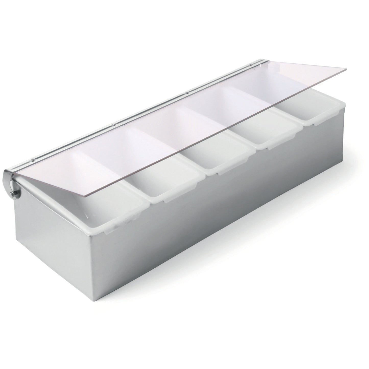 Barware – Bartender's container for drink additives, 5 steel inserts - Carlat