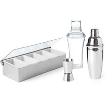 Barware – Bartender's container for drink additives, 5 steel inserts - Carlat