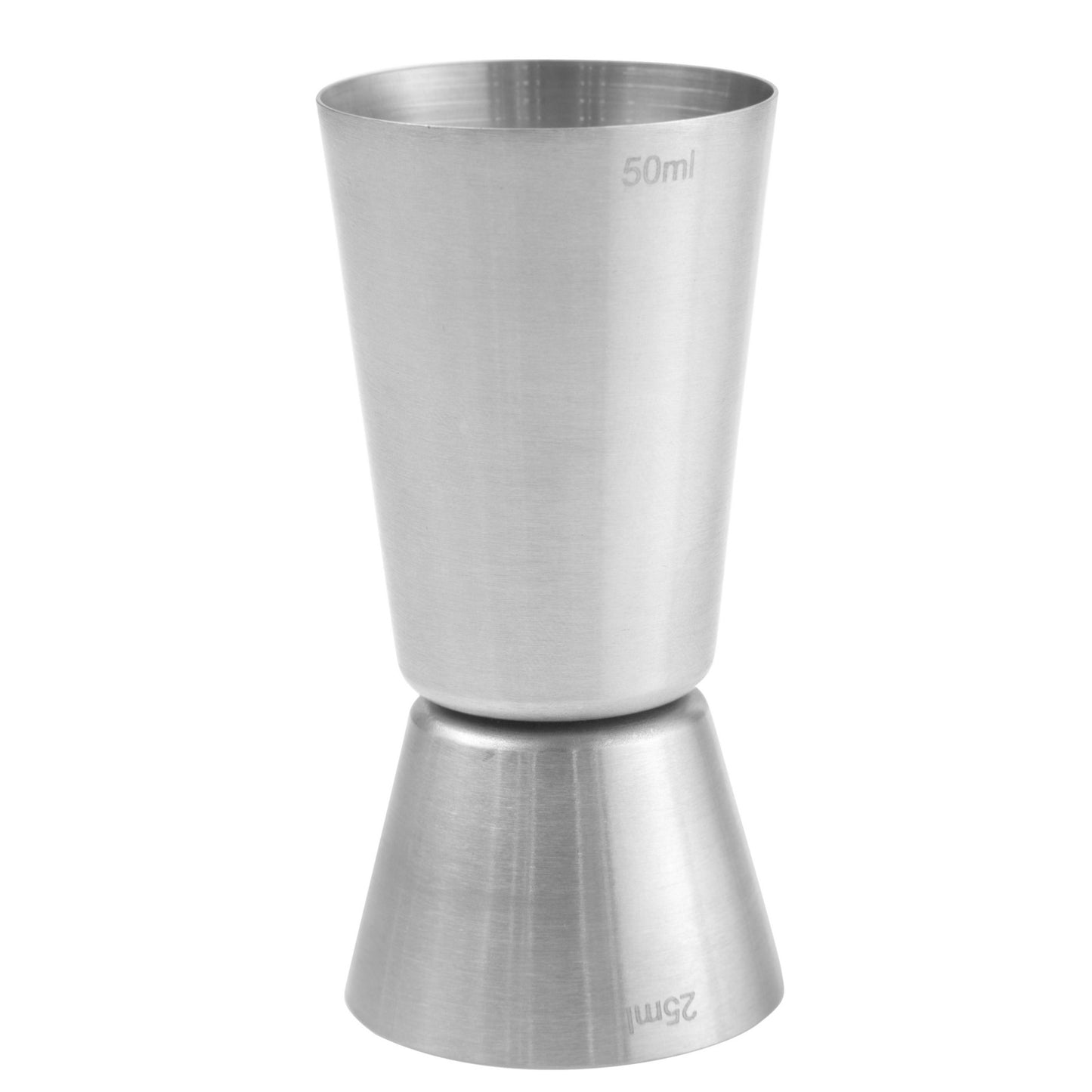 Barware – Bartender's measuring cup for alcohol, double-sided, steel, 25 - Carlat