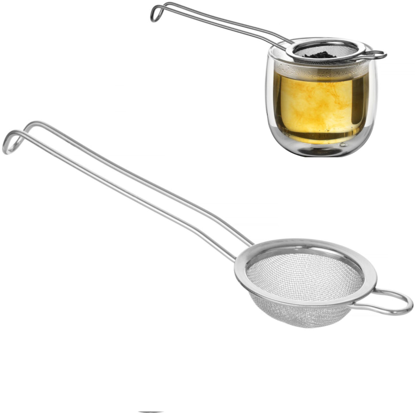 Barware – Bartender's strainer for drinks, cocktails, steel diameter. 65mm - Carlat
