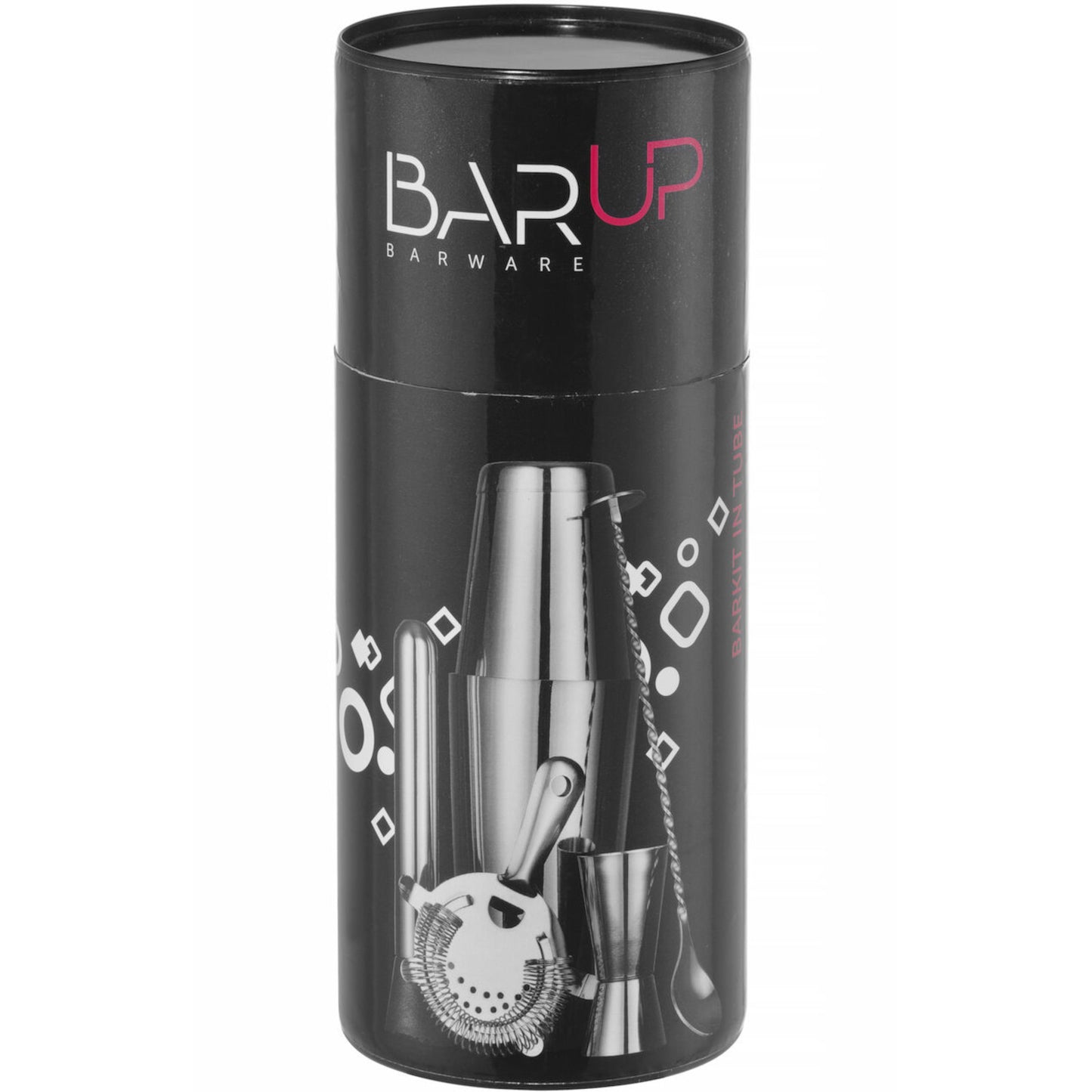 Barware – Bartender set in a tube, shaker, jigger, strainer, - Carlat