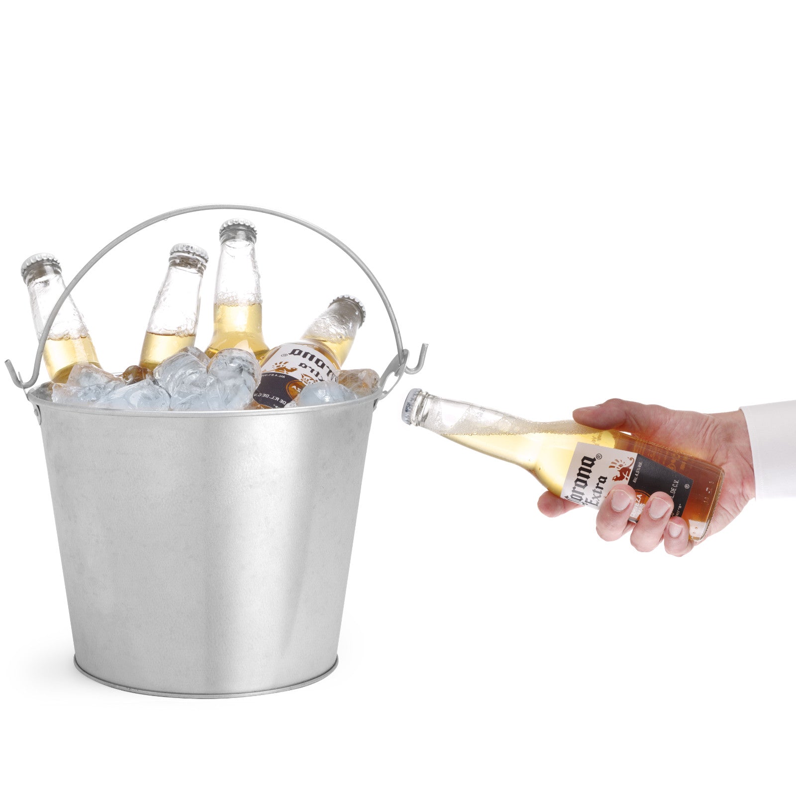 Barware – Beer drinks ice bucket with bottle opener dia. - Carlat