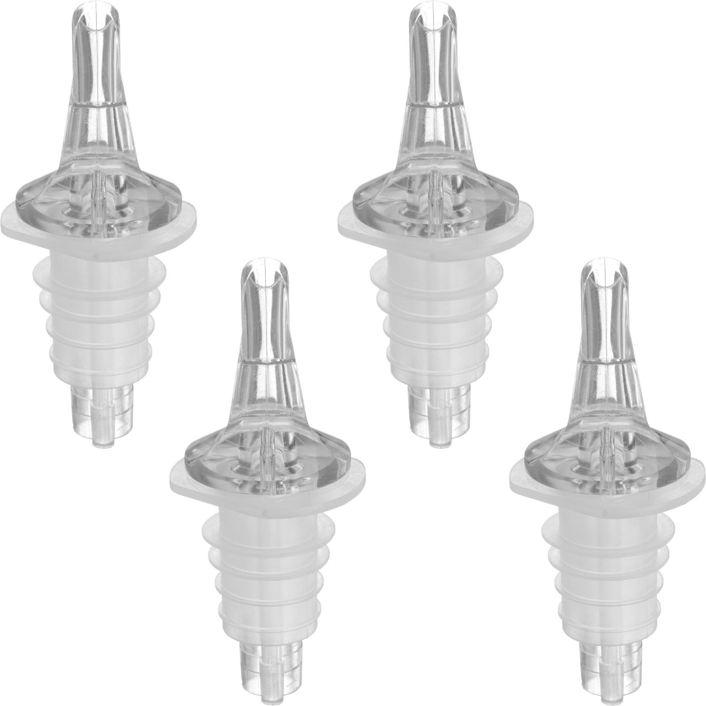 Barware – Bottle tap dispenser - transparent SET of 4 - Carlat
