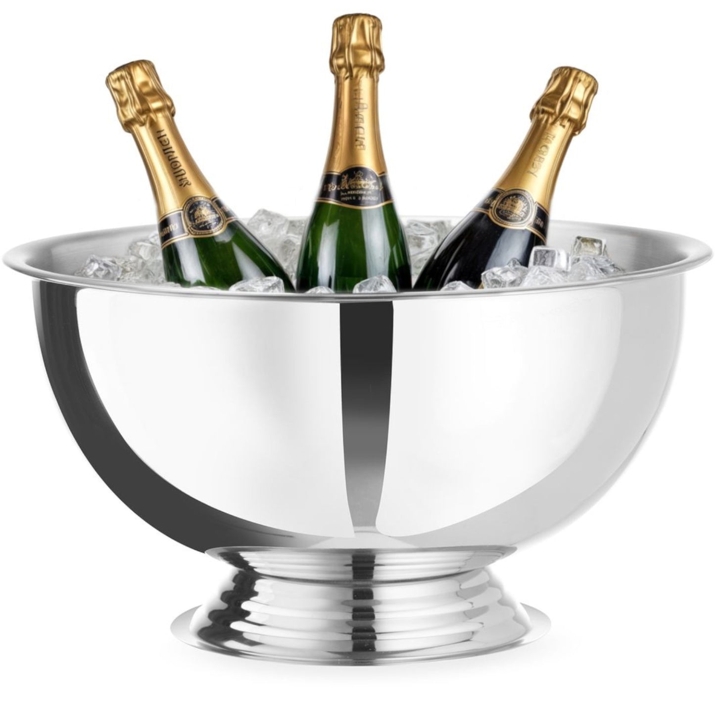 Barware – Champagne punch bowl, steel, 13 l, diameter. 393x214 - Carlat