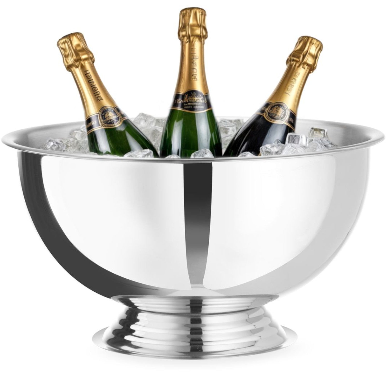 Barware – Champagne punch bowl, steel, 13 l, diameter. 393x214 - Carlat
