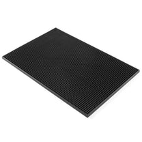 Barware – Rectangular rubber bartender's mat for pokali glasses 300x150x(H)10mm - Carlat