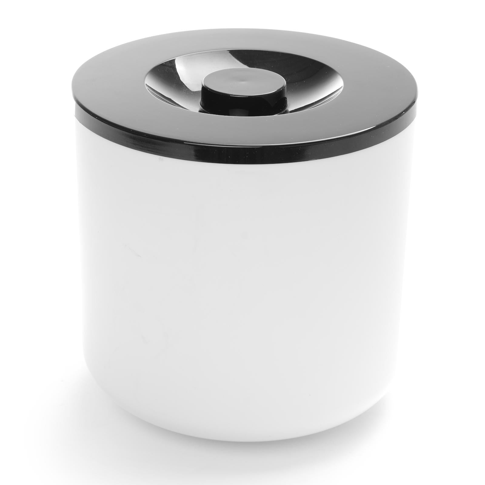 Barware – White ice container with black lid, 5L - Carlat