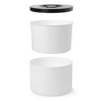 Barware – White ice container with black lid, 5L - Carlat
