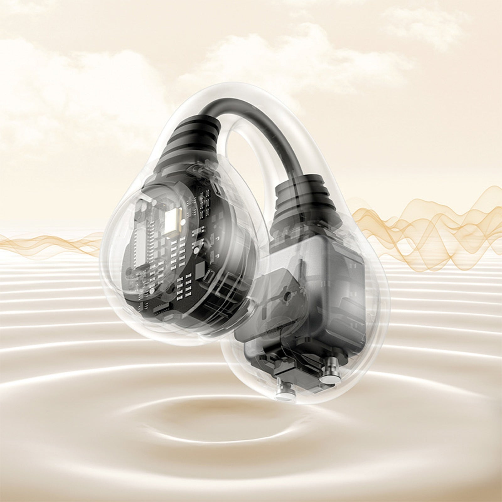 Bass 15 Clip OWS open ear wireless headphones with USB-C - Carlat