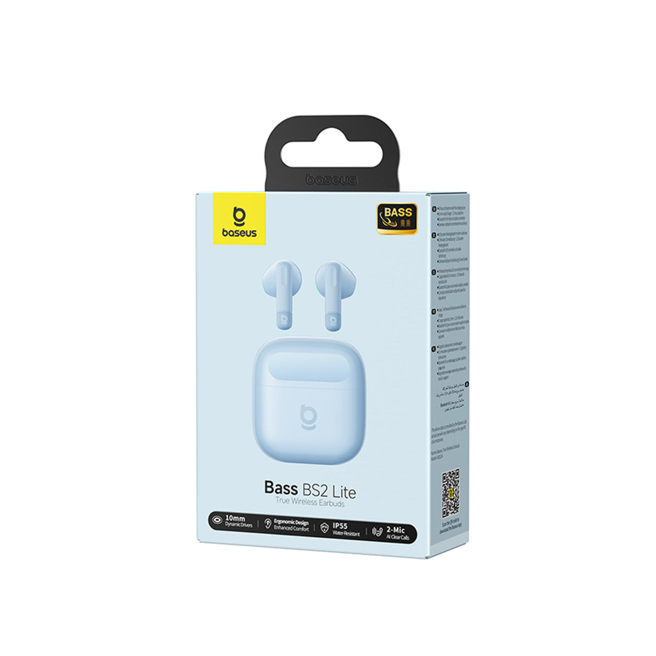 Bass BS2 Lite TWS wireless in-ear headphones - blue - Carlat