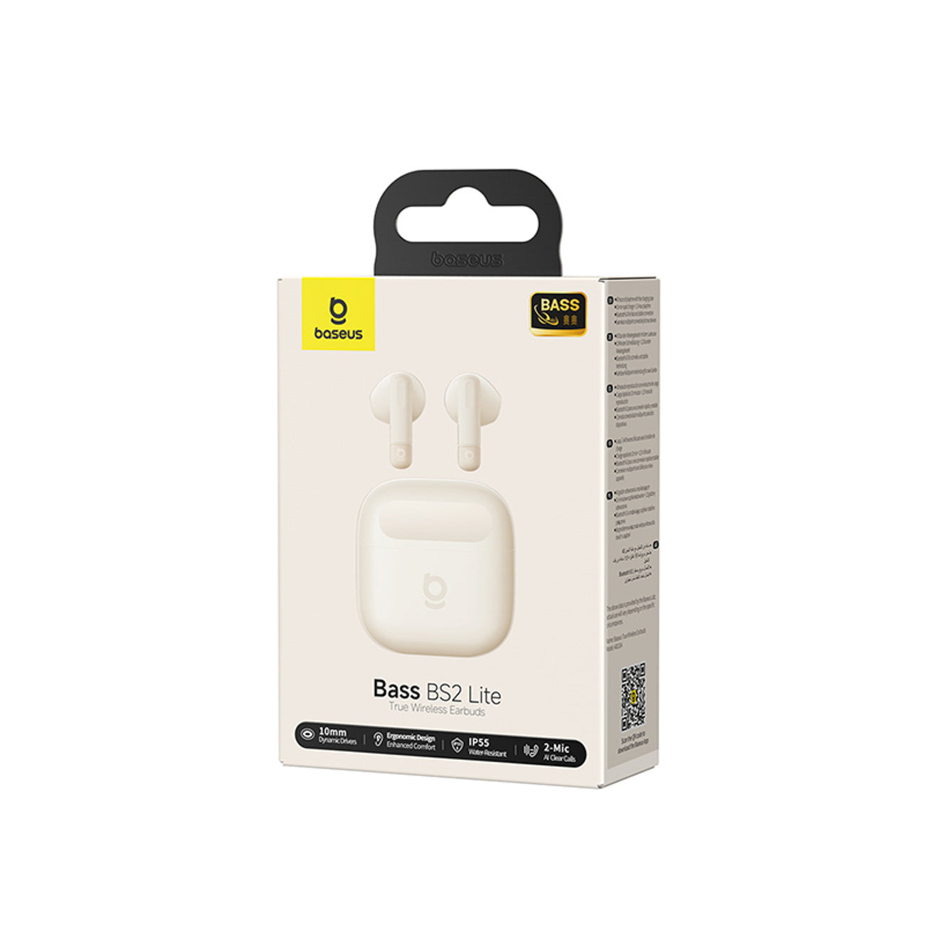 Bass BS2 Lite TWS wireless in-ear headphones - pink - Carlat