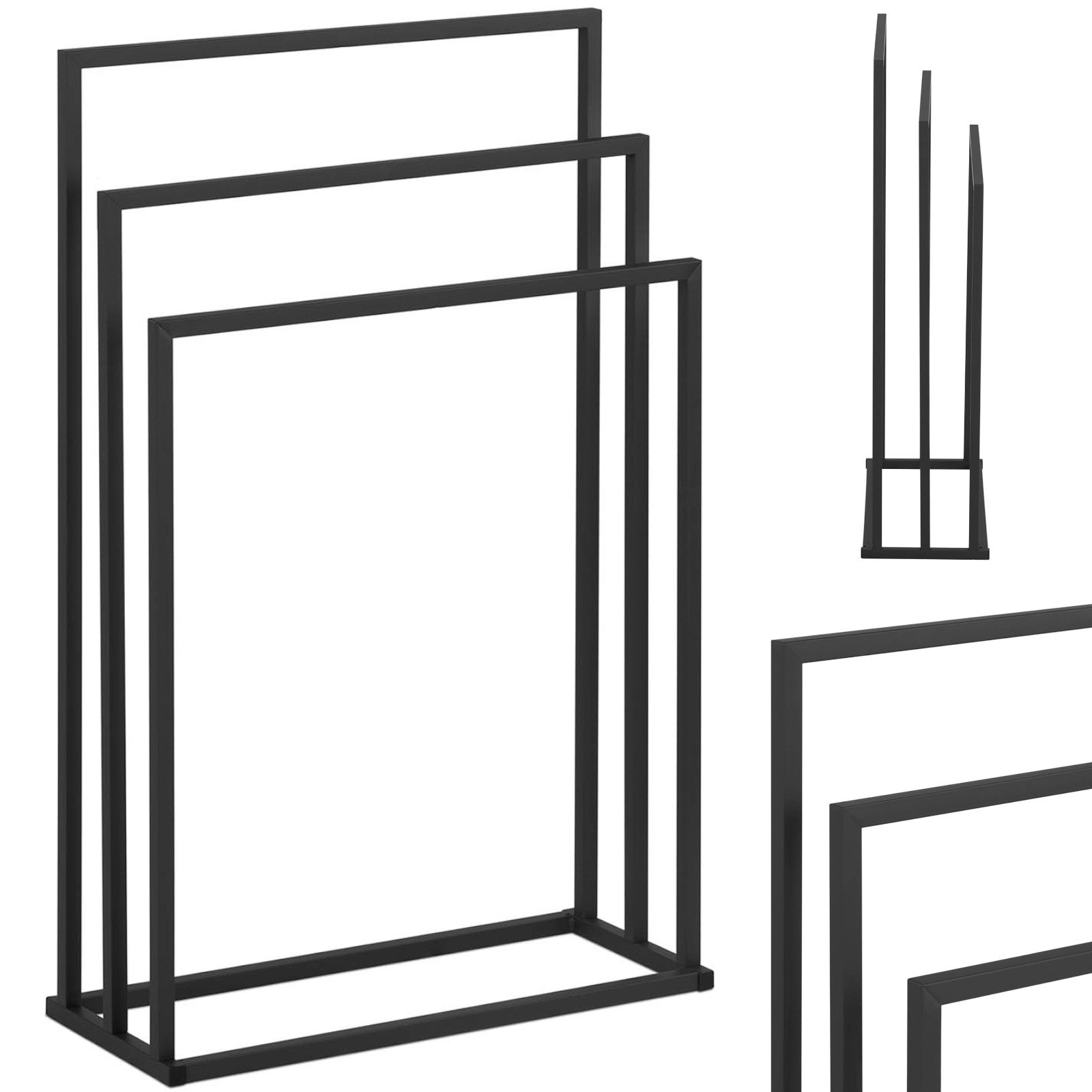 Bathroom Furniture Sets – Free-standing floor stand for 3 towels, - Carlat