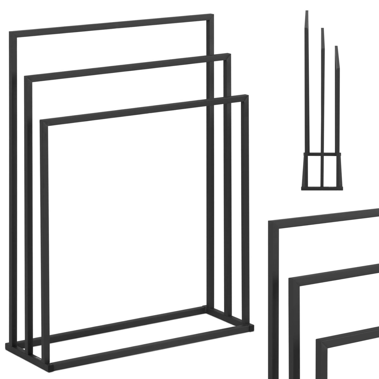 Bathroom Furniture Sets – Free-standing floor stand for 3 towels, - Carlat