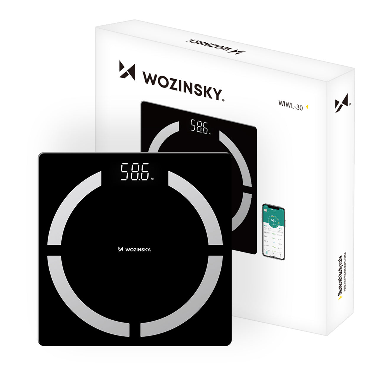 Bathroom Furniture Sets – Intelligent analytical Bluetooth bathroom scale 180 - Carlat