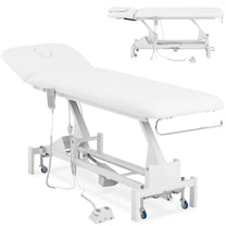 Bed bedding bespoke bespoke beach for electric massage 1 engine 200 kg LILLE - white - Carlat