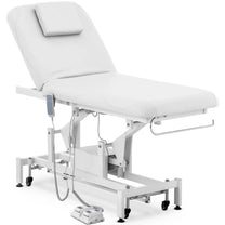 Bed, electric massage table, 2 motors, 200 kg LYON - white - Carlat
