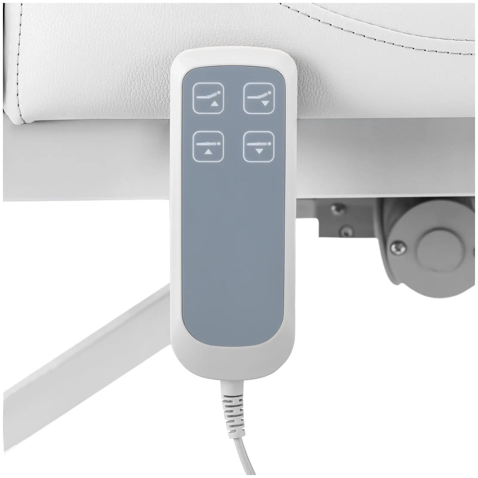 Bed, electric massage table, 2 motors, 200 kg LYON - white - Carlat