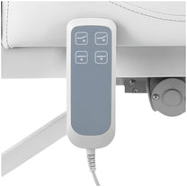 Bed, electric massage table, 2 motors, 200 kg LYON - white - Carlat