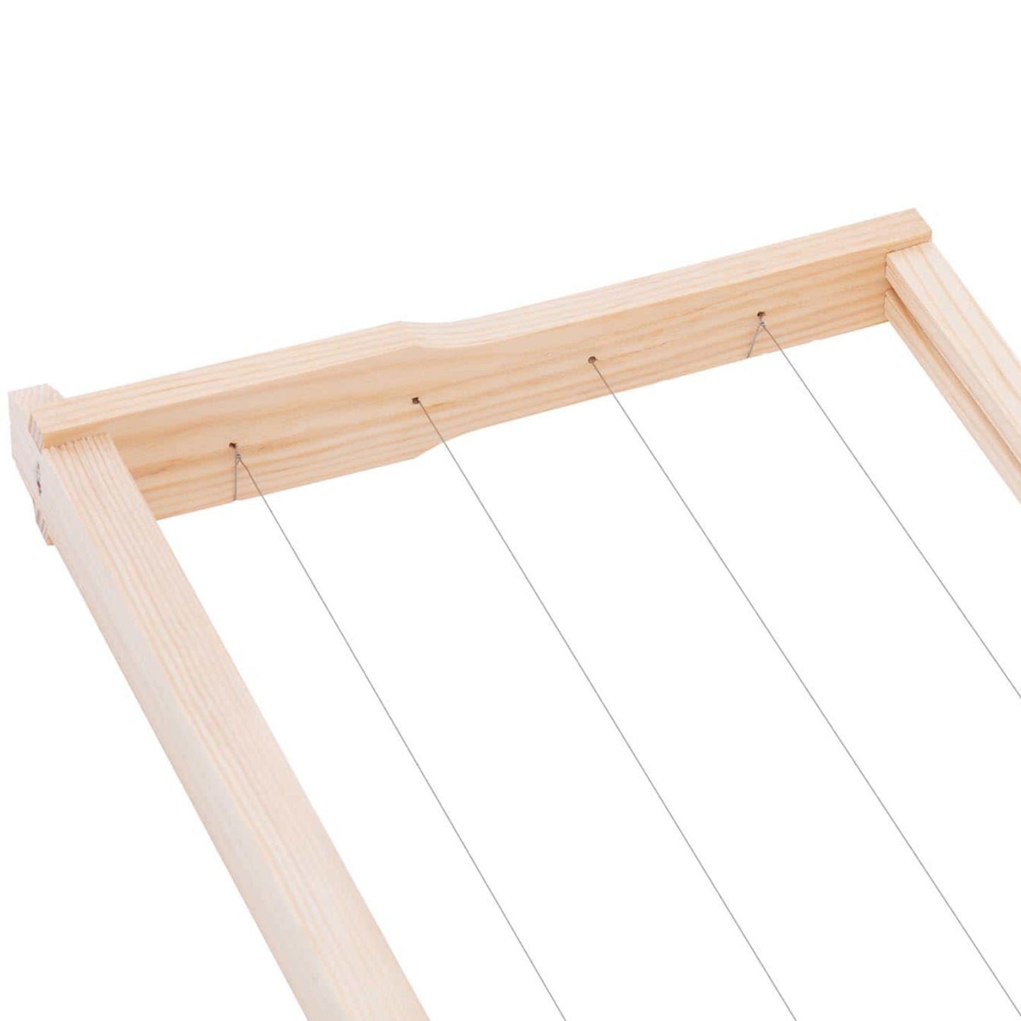 Beekeeping Equipment – Langstroth bee hive frame, wired pine, 232 - Carlat