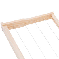 Beekeeping Equipment – Langstroth bee hive frame, wired pine, 232 - Carlat