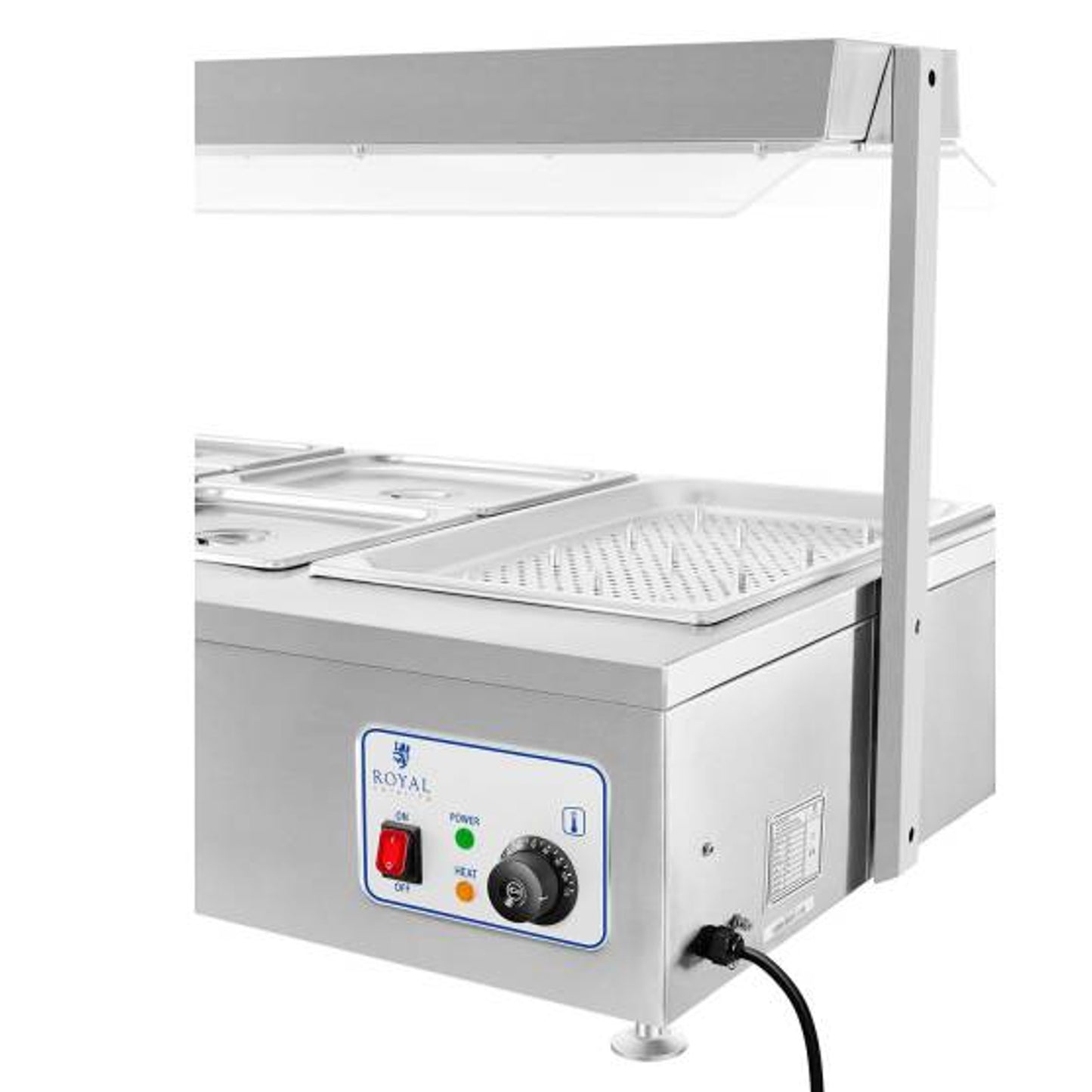 Bemar water stand heater with tap 6 x GN 150mm 55L Royal Catering - Carlat
